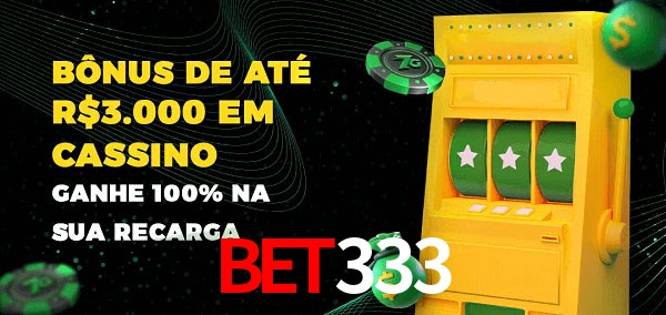 BET333 melhor bônus de depósito